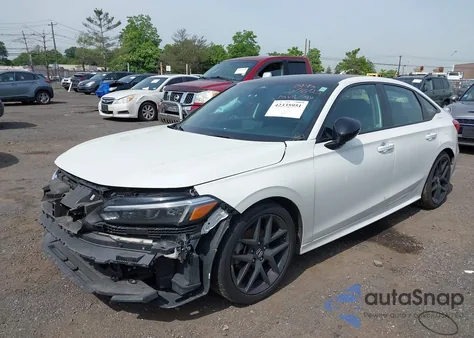 2024 Honda Civic Sport из США, поврежденный, VIN 2HGFE2F54RH520738